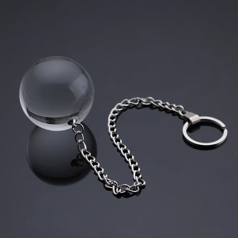 Большие Хрустальные шарики стимуляция точки G Анальная пробка 25-50 мм стеклянные