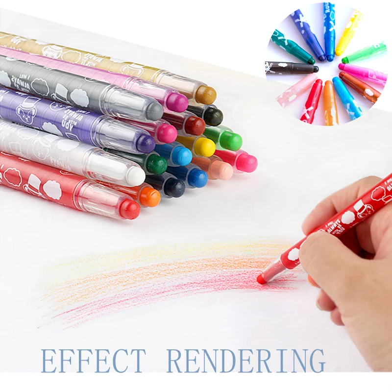 Watercolor Pen Student Stationery Water Color Crayons 038