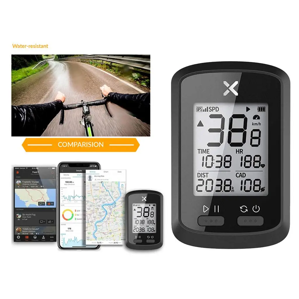 + Компьютер Спидометр Водонепроницаемый дорожный MTB Cadence Велосипедный компьютер