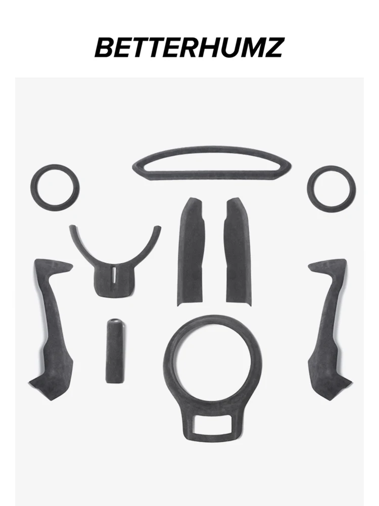 

Alcantara For Subaru BRZ For Toyota 86 2013-20 Central Control Gear Panel Steering Wheel Paste Air Outlet Decorative Frame