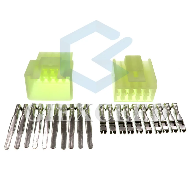 2 комплекта 10 контактов 6090-1220 6090-1056 гнездо штекер автомобильный жгут проводов штекер в сборе переменного тока кабельные розетки