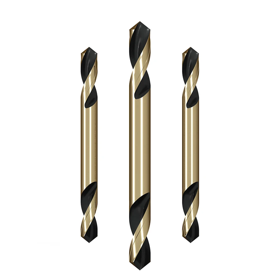

Double-headed drill bit Copper-iron-aluminum stainless steel metal sheet double-headed double-edged twist drill bit 3-5.2mm9341
