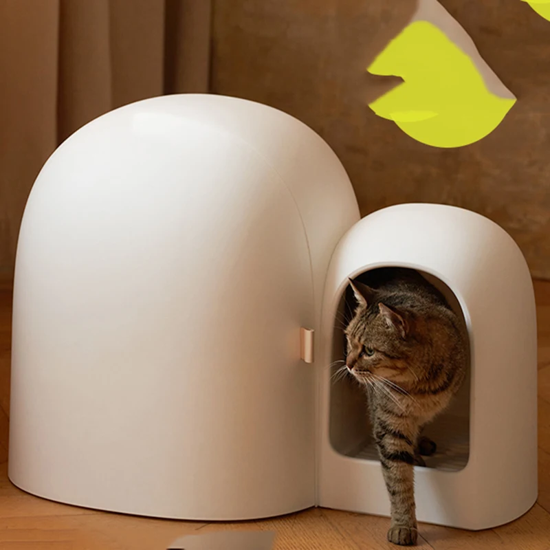 Design Bathroom Cat Bedpans Portable Toilette Cover Urinal Cat Bedpans Toilet Cleaning Areneros Gatos Cerrados Pets Items images - 6