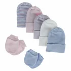 Шапка и перчатки для новорожденных, 2 шт.комплект