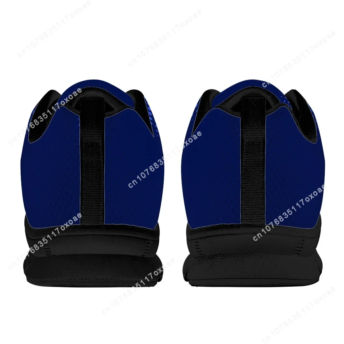 Синие Sigma Gamma Rho Poddles дизайнерские дышащие кроссовки для бега с круглым носком на