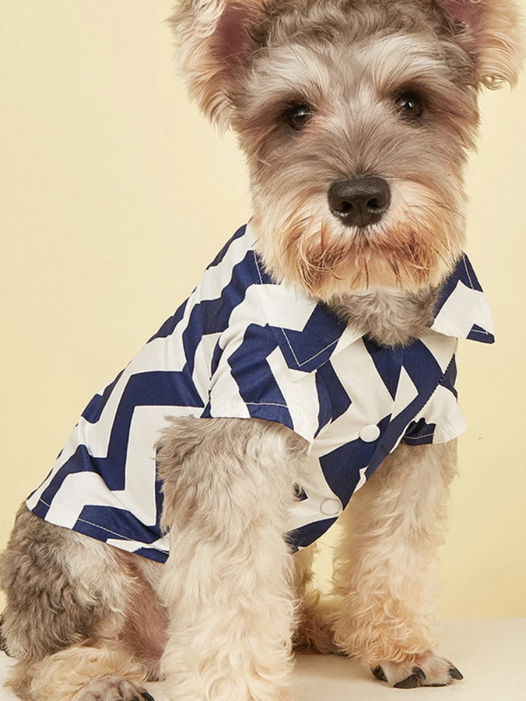 

Новая одежда для домашних животных Всесезонная мягкая и удобная рубашка с принтом индивидуальный модный кардиган дышащая одежда для кошек ...