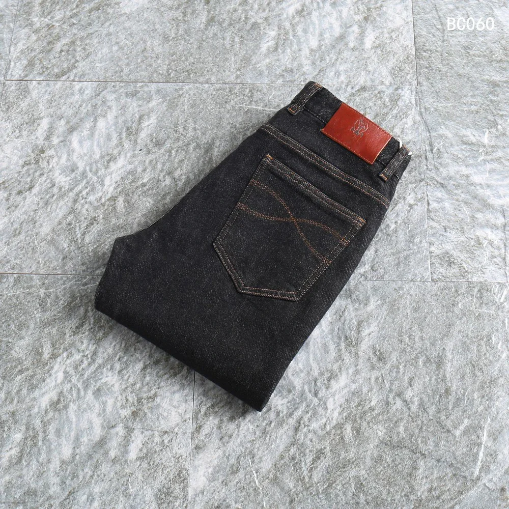 BILLIONAIRE OECHSLI Jeans Thick Cotton Men 2025 Autumn Winter new Straight Embroidery comfortable Quality size 29-42 Pants