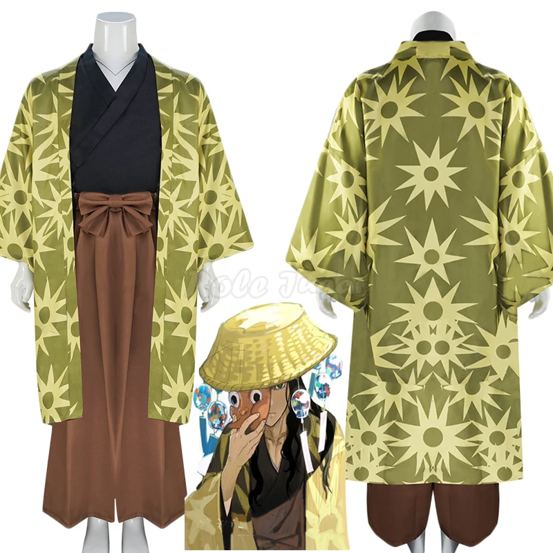 

5pcs Anime Demon Slayer Kimetsu No Yaiba Haganetsuka Hotaru Cosplay Costume Halloween Carnival Party Kimono Outfits C152M96