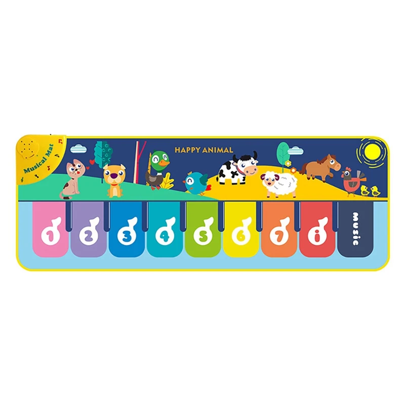 

Baby Musical Mats Musical Carpet Baby Piano Musical Mats Musical Toys Best Gift for Toddlers Kids Girls Boys