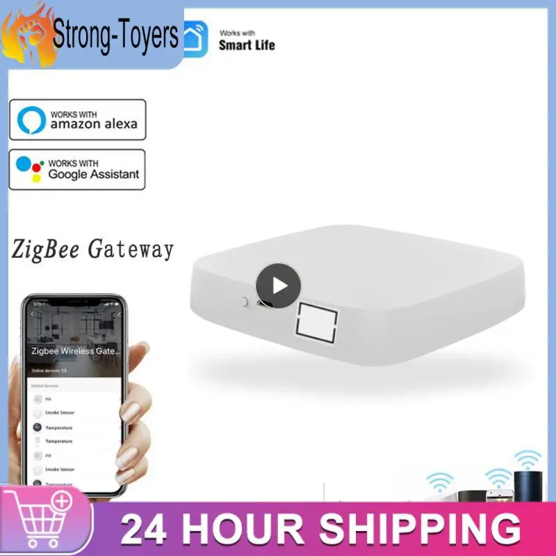 

2/3/5PCS Smart Life App Control Zigbee Bridge Remote Control Zigbee Gateway Hub Tuya Smart Linkage Smart Gateway Smart Home