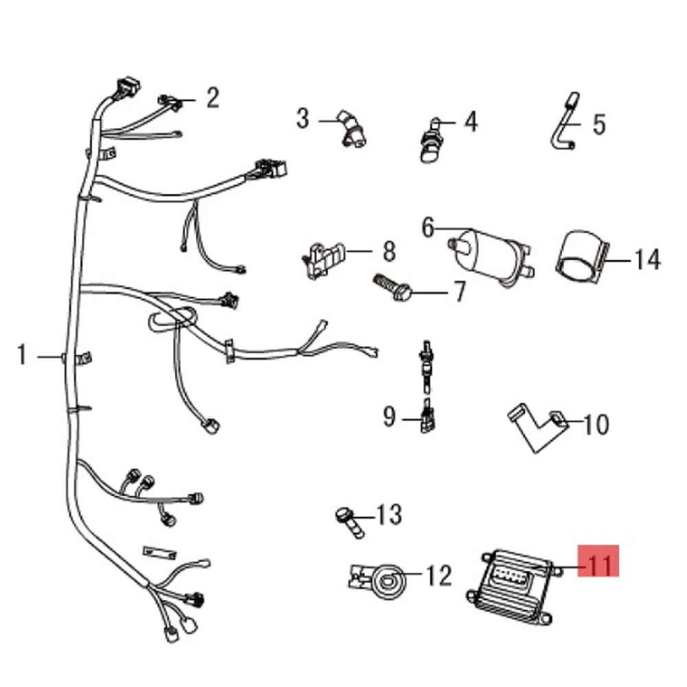 F01R00DN60 автомобильный двигатель компьютерная плата электронный блок управления