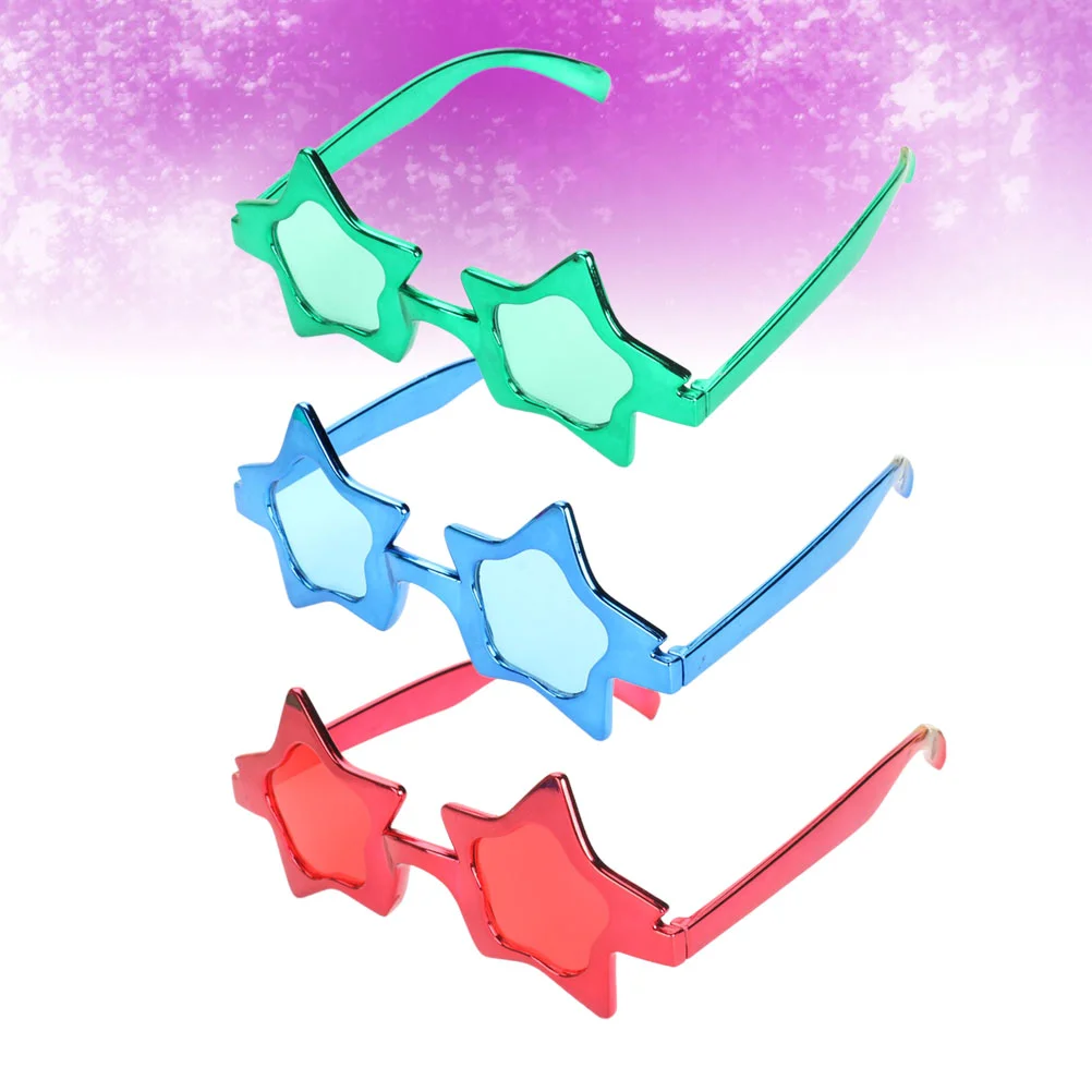 

Star Sunglasses Glasses Party Shaped Fun Funny Women Costume Photo Eyeglasses Green Eye Dancing Glassescolorful Kids Red Booth