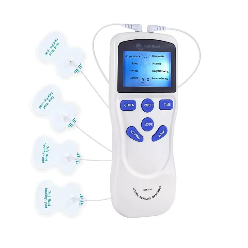 

EMS 8 Modes Dual Channel Tens Machine Pulse Acupuncture Body Massage Full Body Muscle Stimulator Massager Electrostimulator