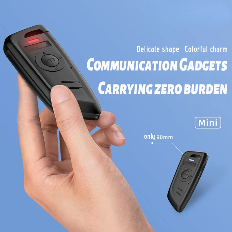 

Миниатюрная рация Ayuumy (2 шт.), перезаряжаемая портативная Двусторонняя рация дальнего действия для связи, кафе, отеля