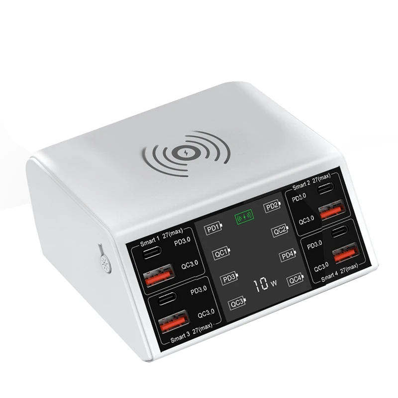 

Зарядное устройство с несколькими USB-портами, 15 Вт, 8 портов