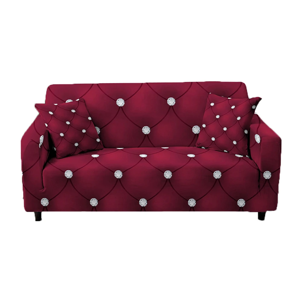 

Высокоэластичные чехлы для диванов с принтом из спандекса для гостиной, полноразмерные Чехлы для угловых диванов, чехлы для 1/2/3/4-местных ди...