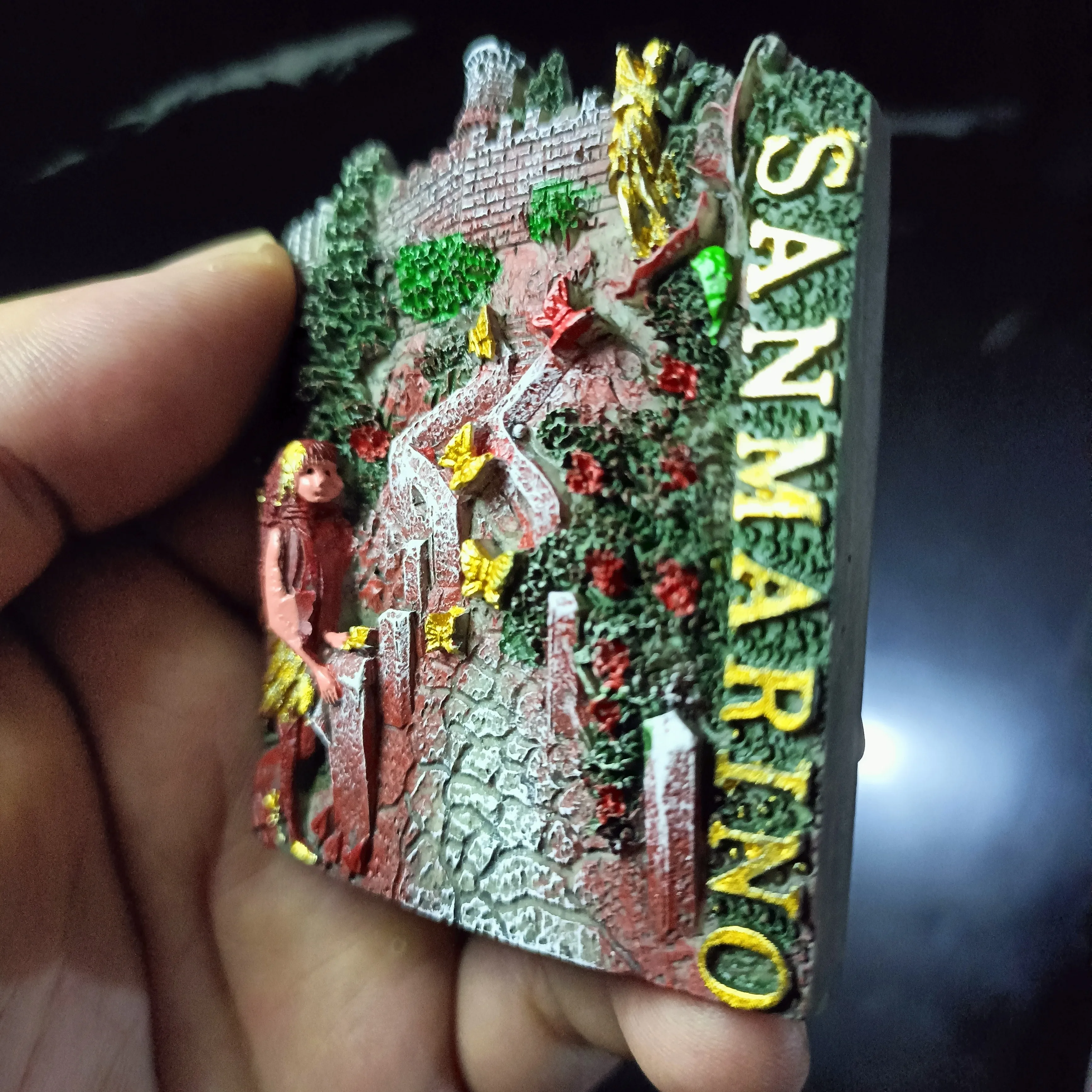 Магнит СанМарино для холодильника креативный путешествий памятные ремесла 3D