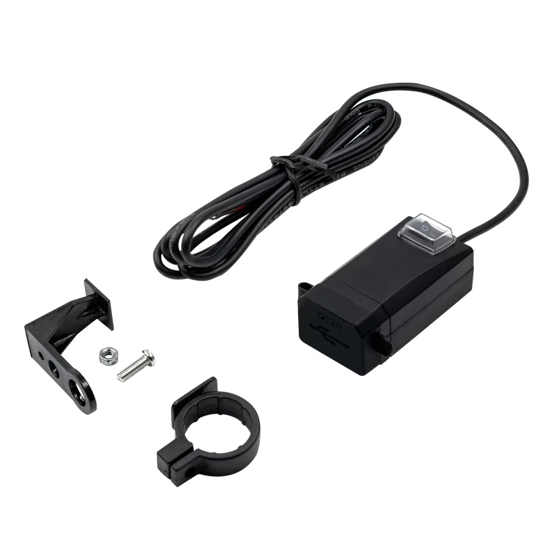 

Устройство зарядное мотоциклетное с двумя USB-портами и поддержкой быстрой зарядки