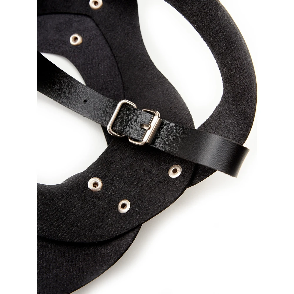 Кожаная маска Зайка для ролевых игр |