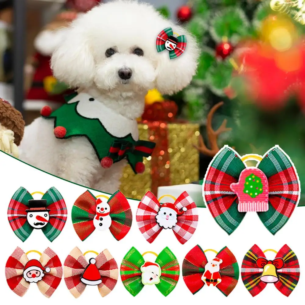 

PETWTILTIH 10Pcs Innovative Pets Hair Ties Mini Decor Decorate Exquisite Exquisite Cute Dog Cats Hair Accessories