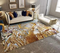 deer area rug 3d all over printed room mat floor anti slip carpet home decoration themed living room carpet 04