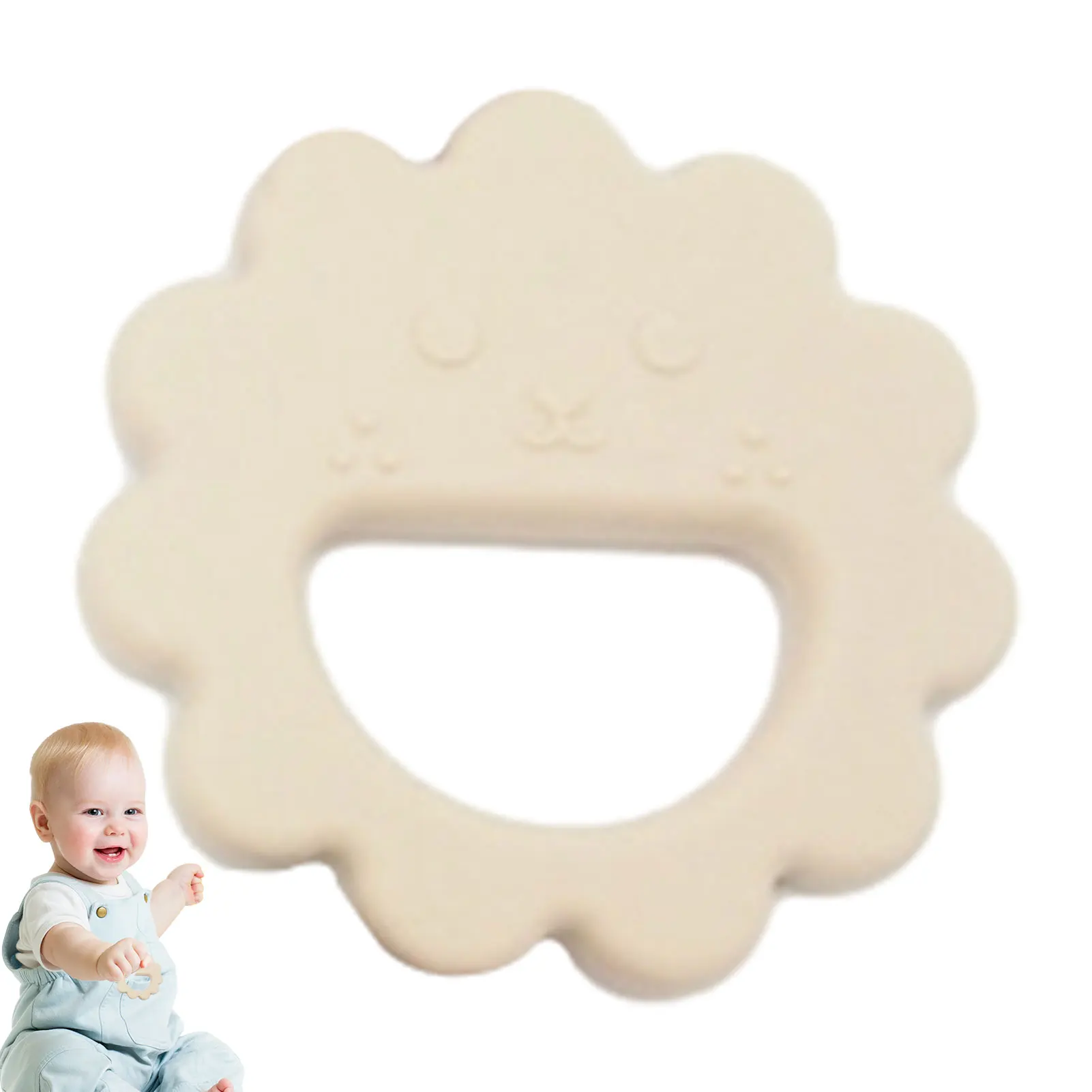 

Зубное кольцо для малышей из пищевого силикона