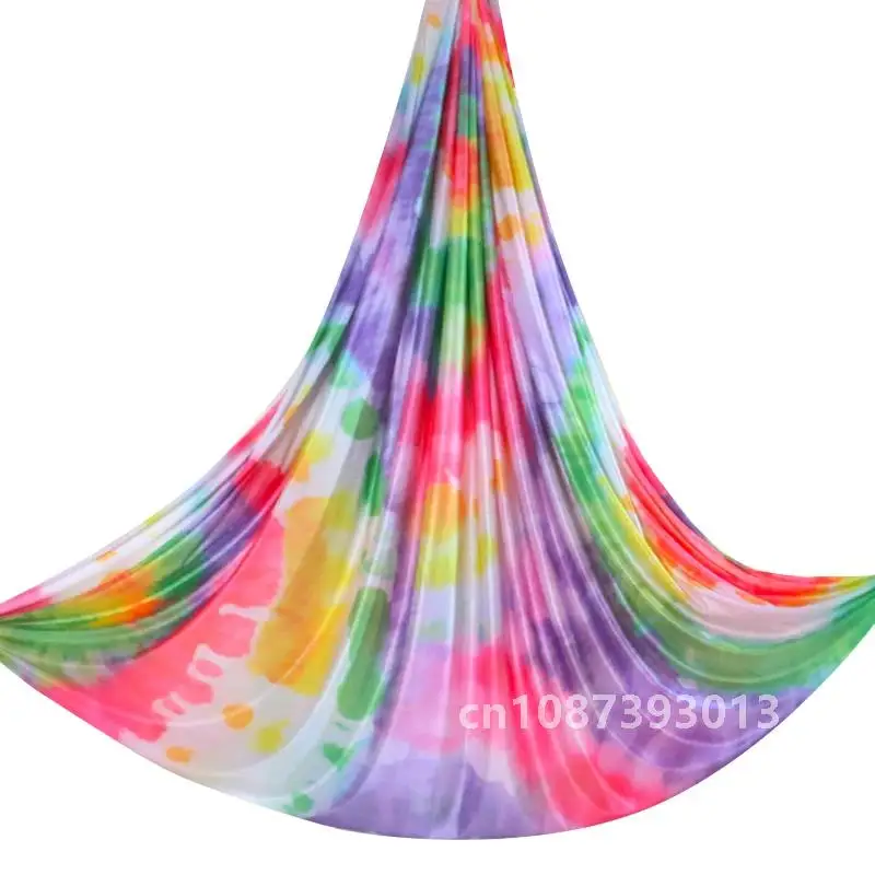 Ткань-гамак для воздушной йоги антигравитационный трапеционный шелк гибкости и