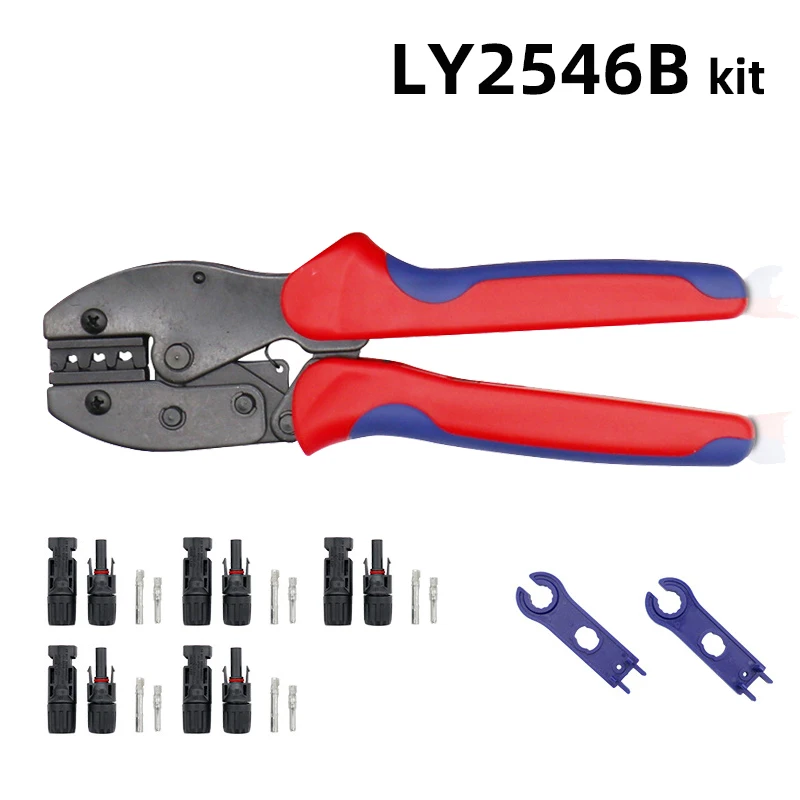 Набор инструментов для обжима солнечных батарей с водонепроницаемыми фотогальваническими разъемами