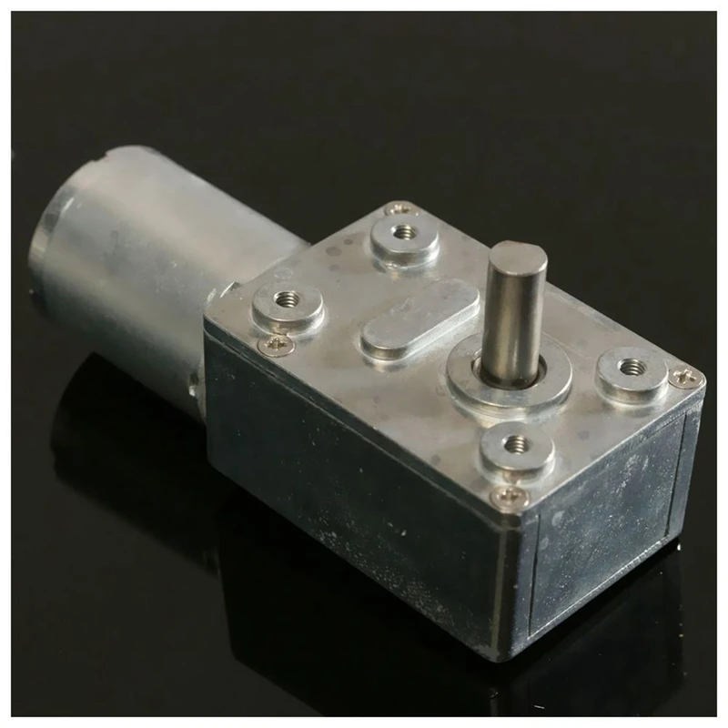 Реверсивный двигатель с редуктором высокого червячного редуктора GW370 12 В 6 об/мин