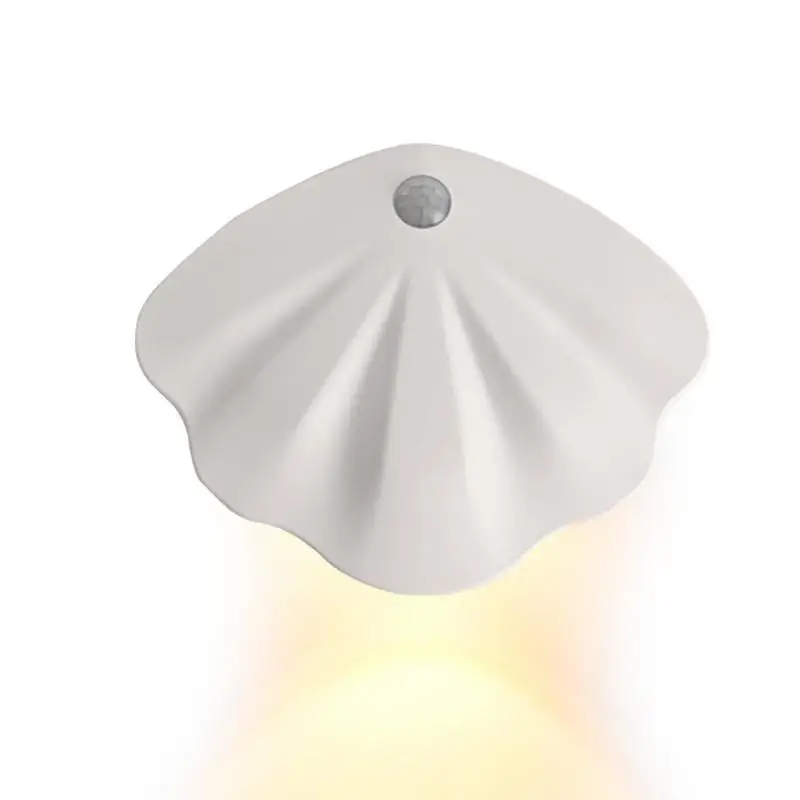 

Motion Sensor Night Light Magnetic Shell Shape LED Night Light Motion Sensor Rechargeable Night Light Motion Small Sensor Light