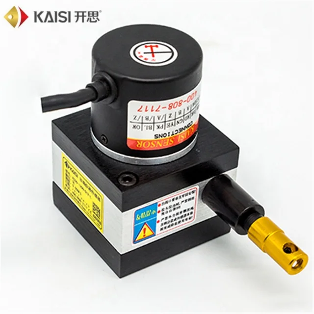 Фото Датчик для станков UTM KAISI KS20-1000-01-L, линейный энкодер с тяговым проводом №2
