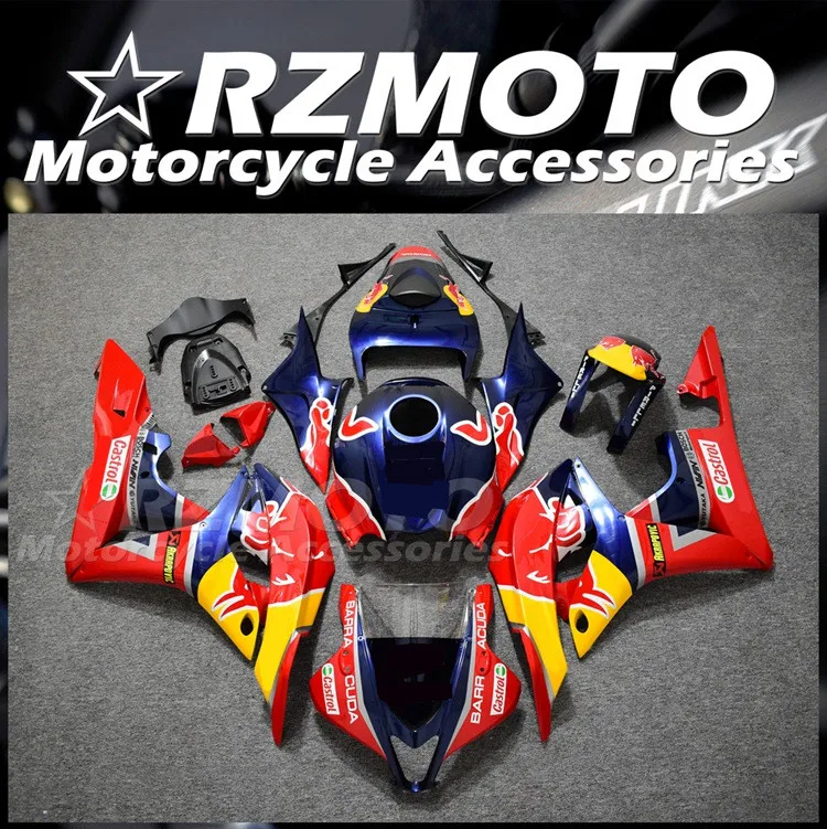 

Новый комплект обтекателей из АБС-пластика под давлением Подходит для HONDA CBR600RR F5 2007 2008 07 08 кузов красный синий крутой