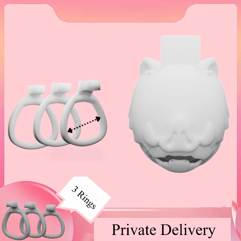 CB Chastity Lock Cock Cage БДСМ Секс-игрушка для мужчин и женщин Пара Аниме Ghost Slayer