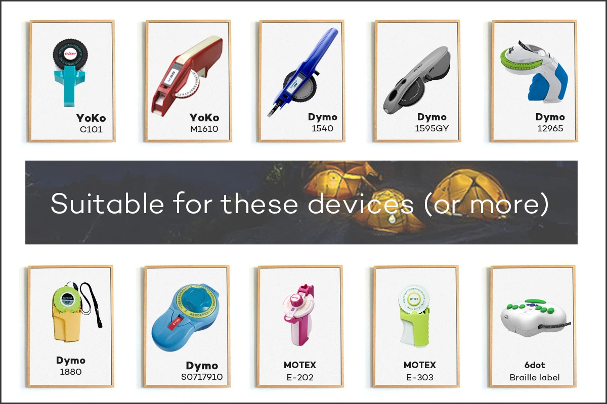 100 шт. тисненые этикетки CIDY/ MOTEX