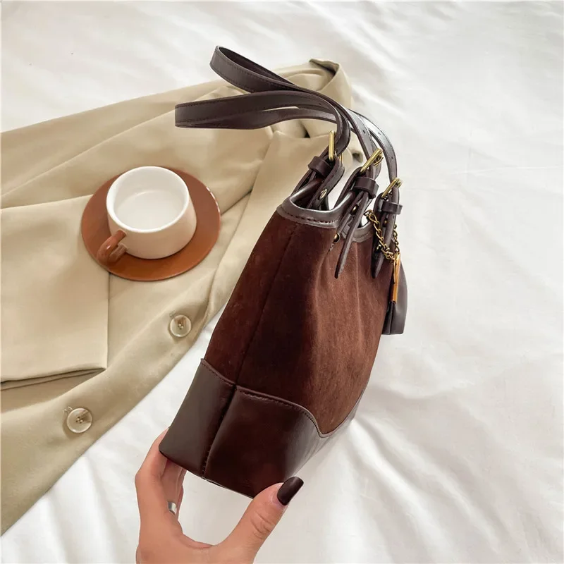 Модная женская сумка подмышки в стиле ретро осень/зима 2023 новая универсальная