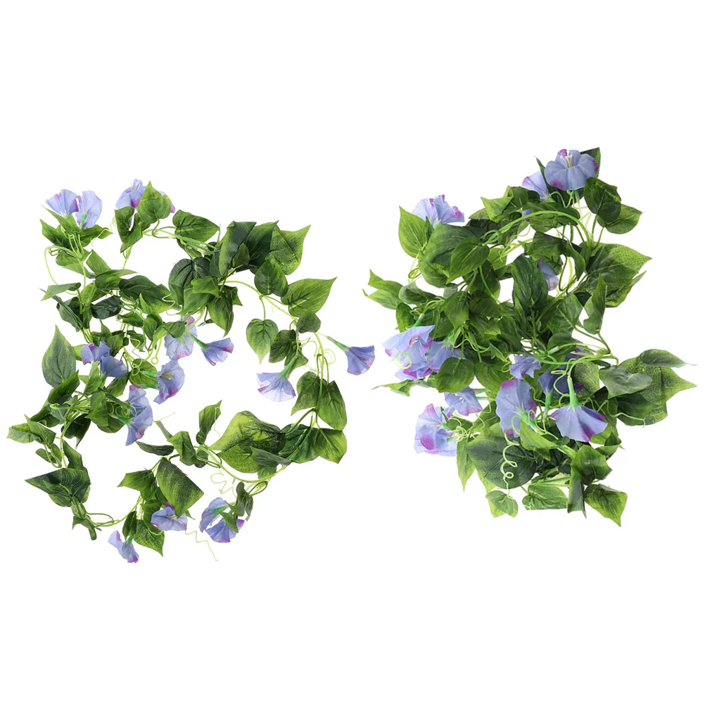 

2Pcs Real Touch Flowers Vine Artificial Simulation Flower Vine Realistic Hanging Vine