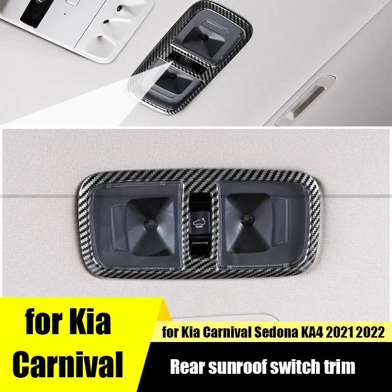 

For Kia Carnival Sedona KA4 2021 2022 interior sunroof electric switch control panel trim frame