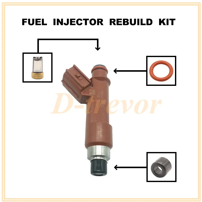Ремкомплект топливной форсунки для 23250-21060 Toyota YARIS NCP90 NCP92 2NZFE 1.3L L4