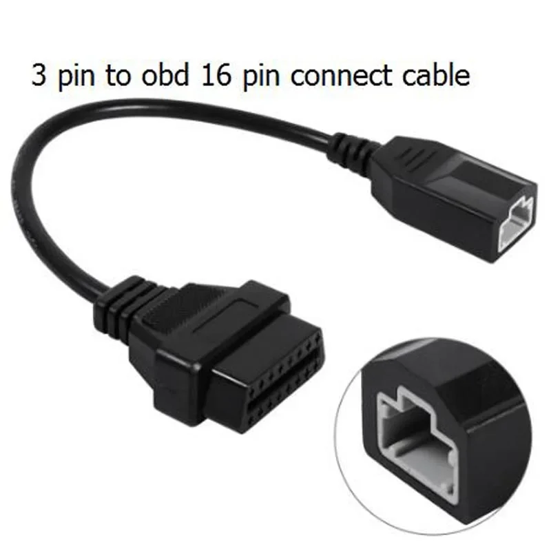 

Автомобильный диагностический адаптер ELM327 для Honda 3 Pin / 5 Pin на 16 Pin OBD2