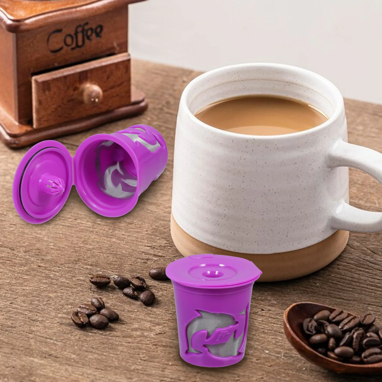 2 шт. капсульная чашка для кофе удобный сливной фильтр бытовой кувшин воды