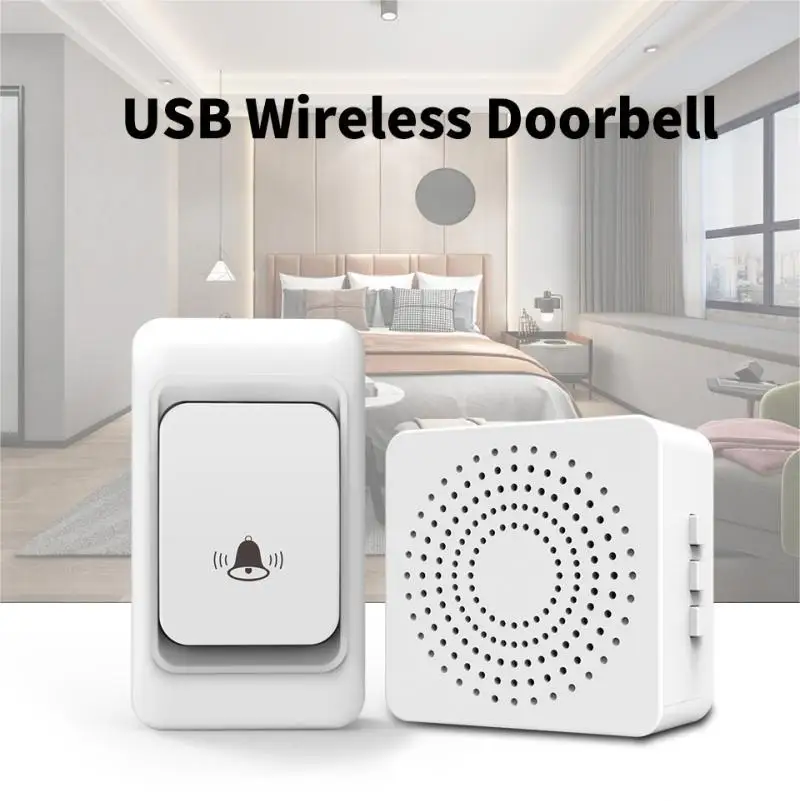 

Hot Smart Door Bell Chime Waterproof Smart 433mhz Usb Powered Home Welcome Intelligent Doorbell New Foldable Wireless Doorbell