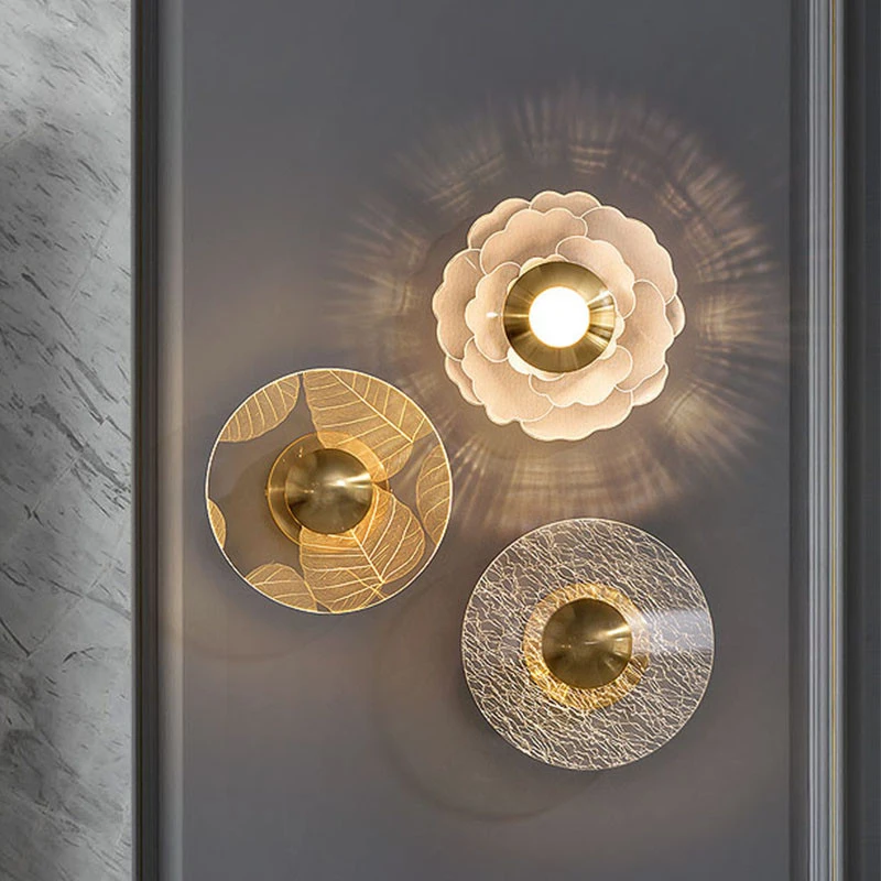 

Nordic LED Wall Lamp Indoor Lighting For Home Bathroom Staircase Bedside Bedroom Decoration Living Room Ceiling Light Fixture