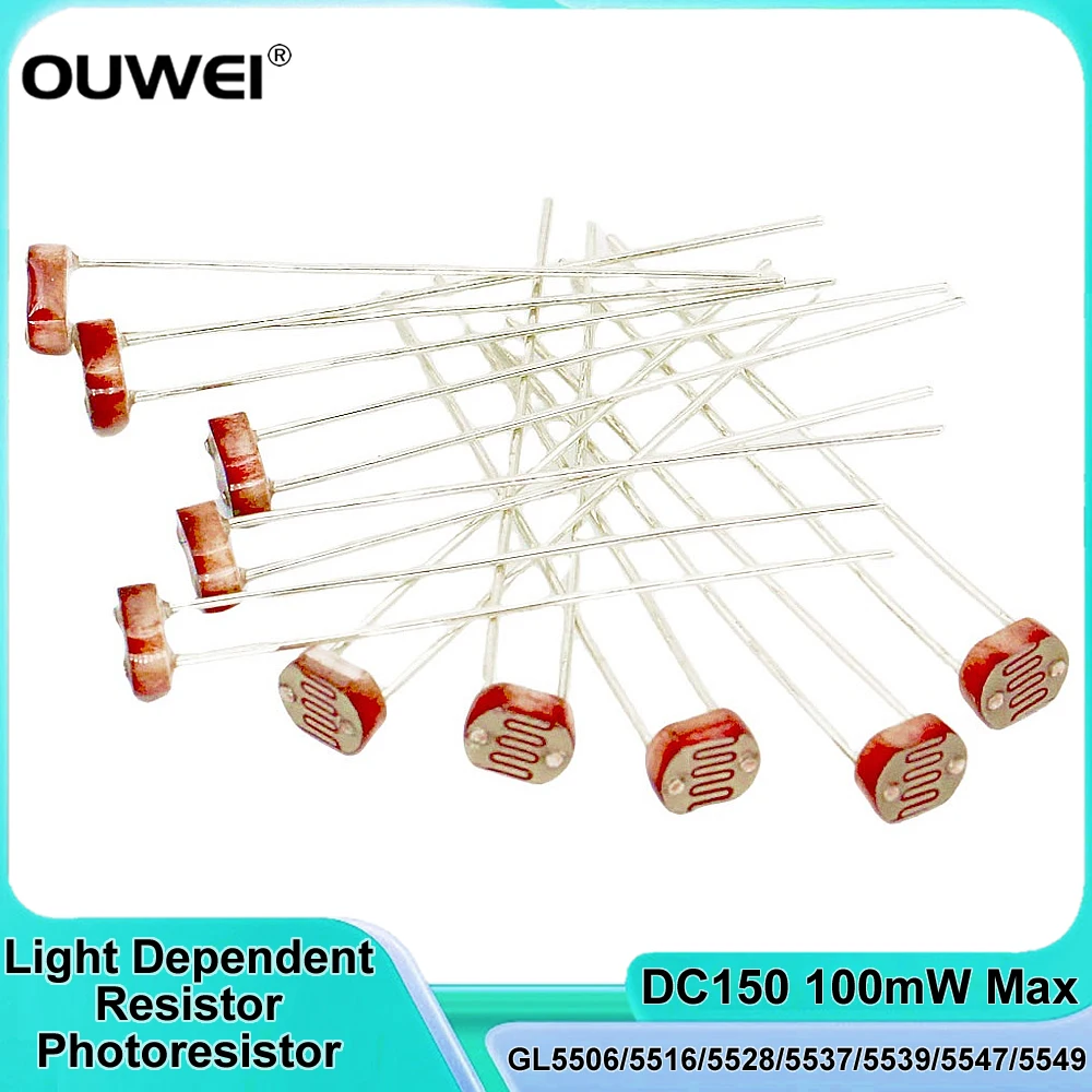 20 шт. Фотопроводящий резистор GL5506 5516 5528 5537 5539 5547 5549