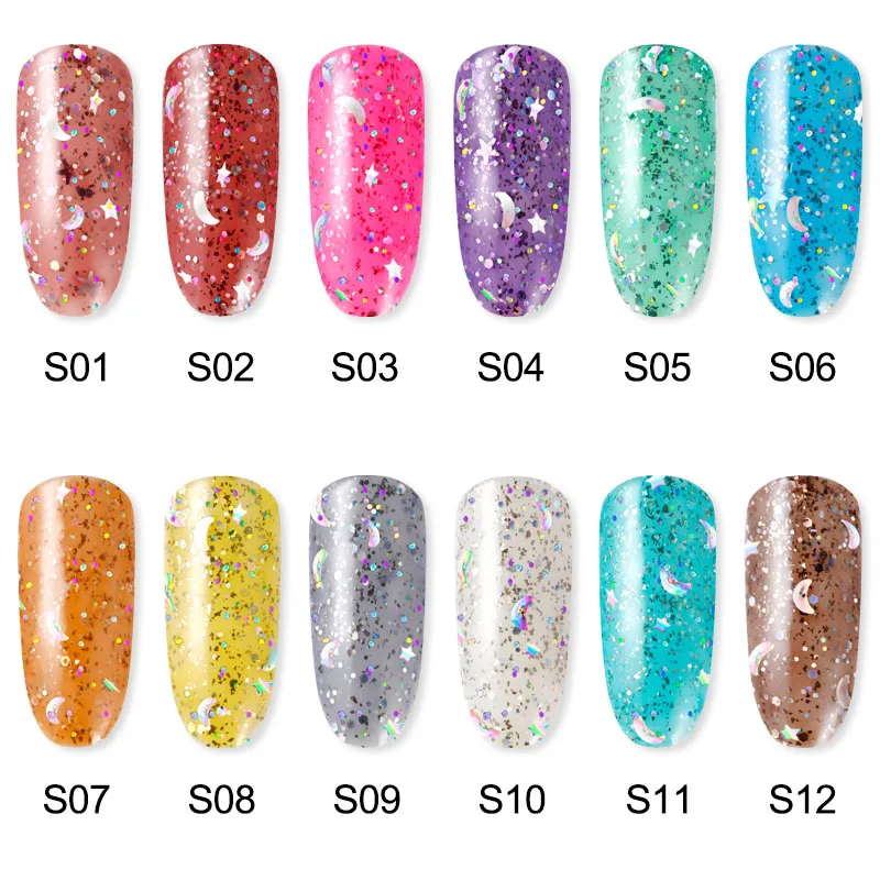 Полуперманентный Гибридный Гель-лак для ногтей ROSALIND топовое покрытие маникюра и