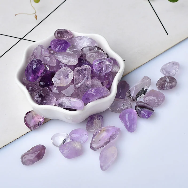 Натуральный драгоценный камень искусственные Аметистовые чипсы лечебный