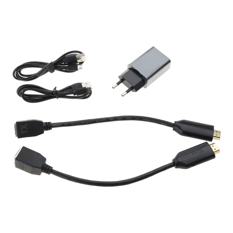 

Встроенный удлинитель HDMI-совместимого сетевого кабеля для пайки Стабильный источник питания HDMI-Rj45 TX RX Ethernet-кабель