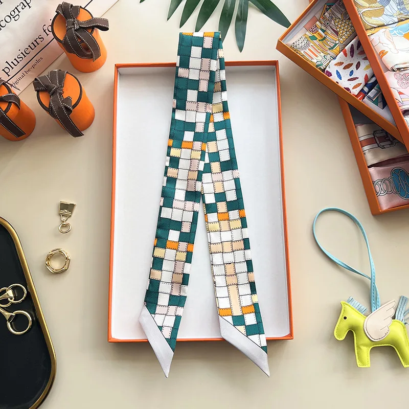 Рисунок 4 - 100% саржевый Шелковый женский и мужской шейный платок