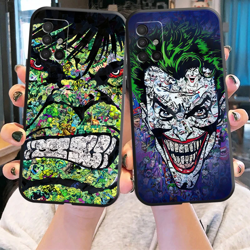 

Marvel Comics Phone Cases For Samsung A71 A72 4G 5G For A71 A72 ShockProof Smartphone Carcasa Back Cover Funda Shell Protective