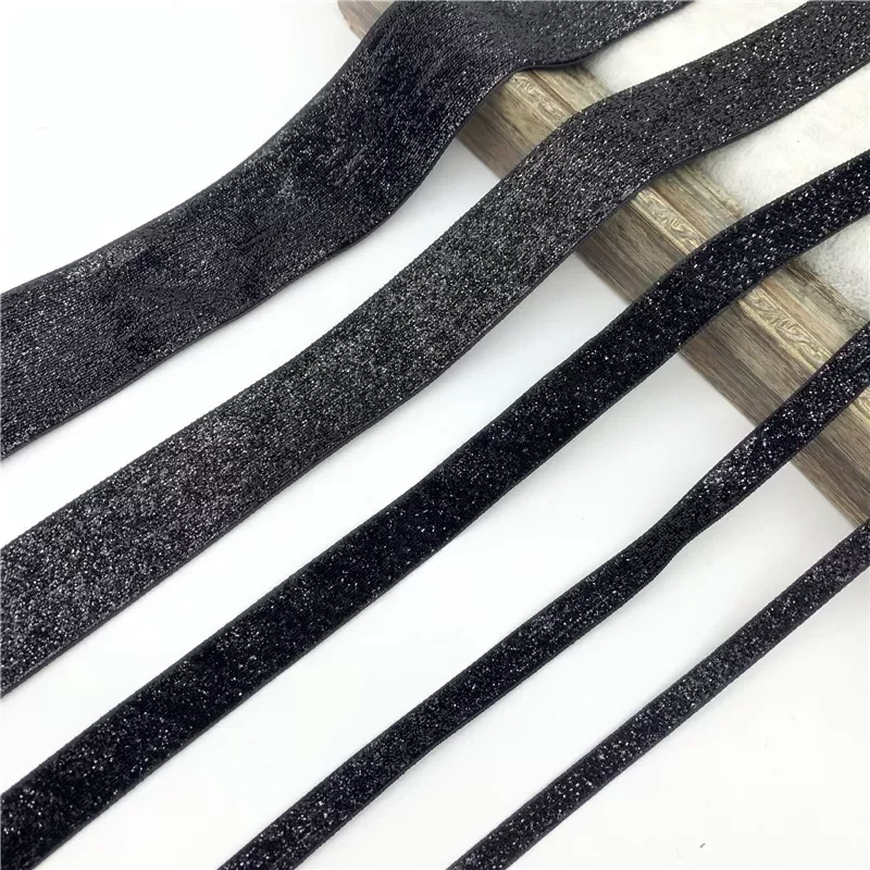 

Black Glitter Velvet Ribbon For Handmade Gift Bouquet Wrapping Supplies Home Party Decorations Christmas Ribbon