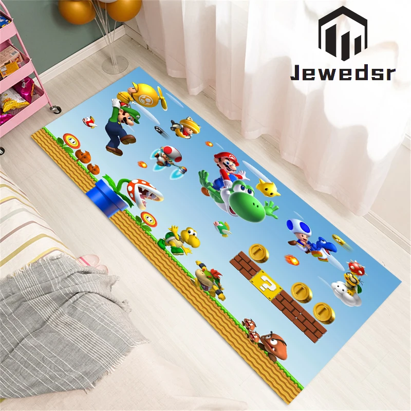 Домашний ковер для кухни игровой Марио коврик ванной забавные коврики входной